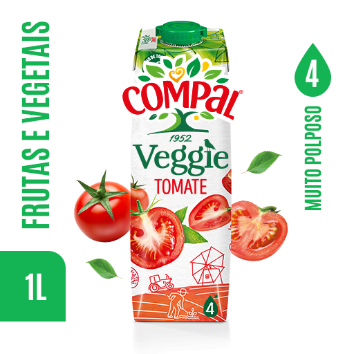 COMPAL VEGGIE TOMATE 12x1L